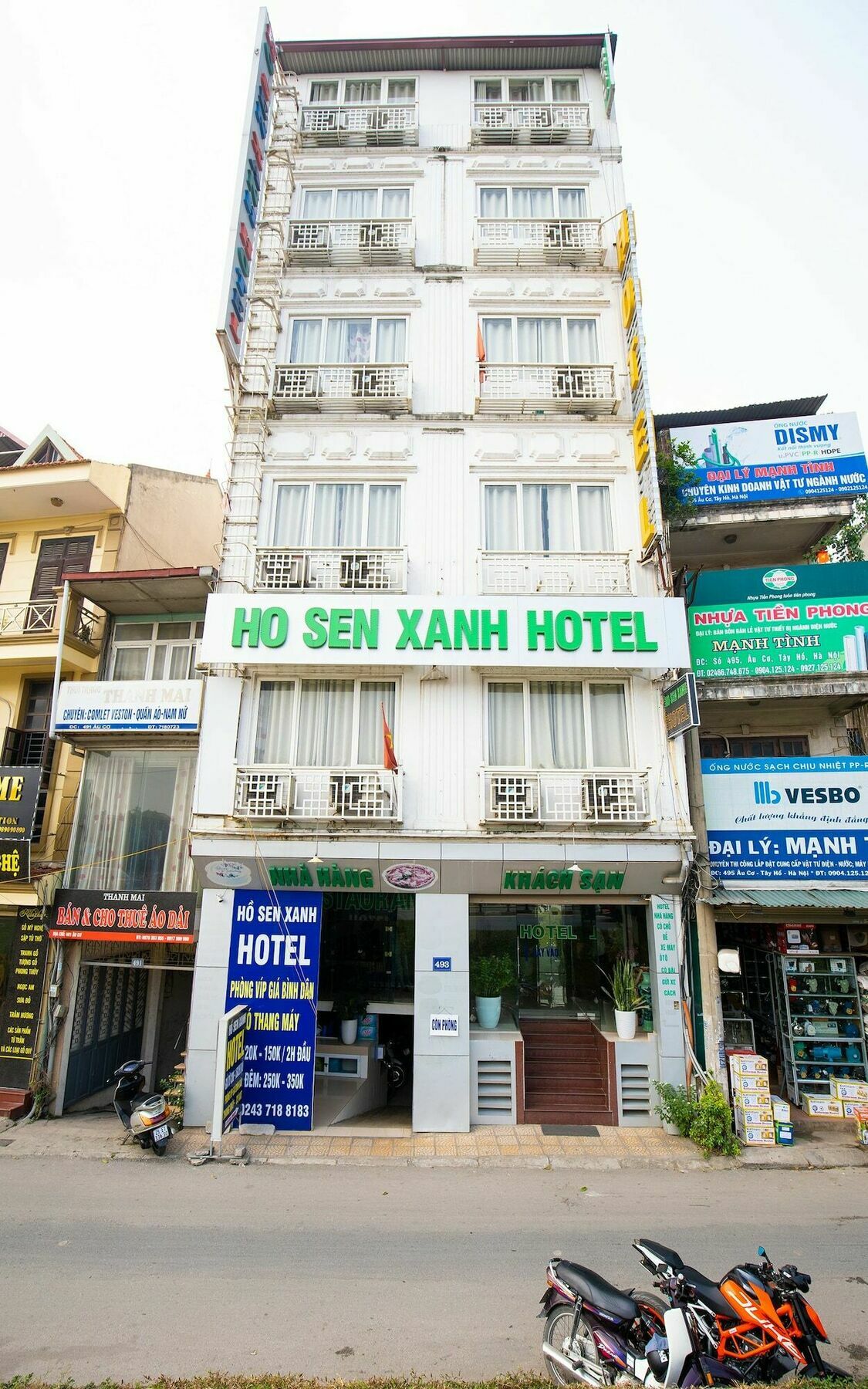 Ho Sen Xanh Hotel Hanoi Exteriör bild
